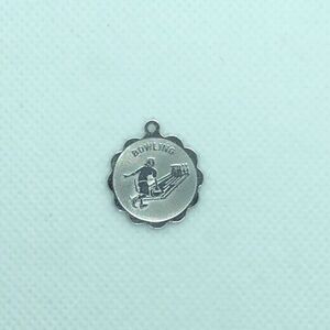 💛 Sterling Silver Bowling Charm